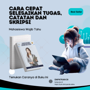 Produktif Tanpa Curang, Cara Cepat Selesaikan Tugas, Catatan dan Skripsi